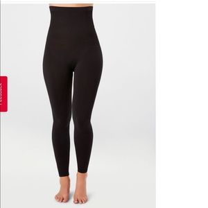 SPANX Look at me Now black seamless leggings, XL